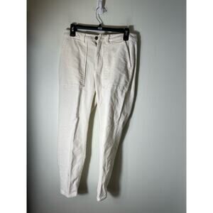 Womens Lascana White Skinny Jeans With Pockets Sz 6
